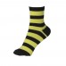 Женские носки в полоску VERONA (желтые) 
